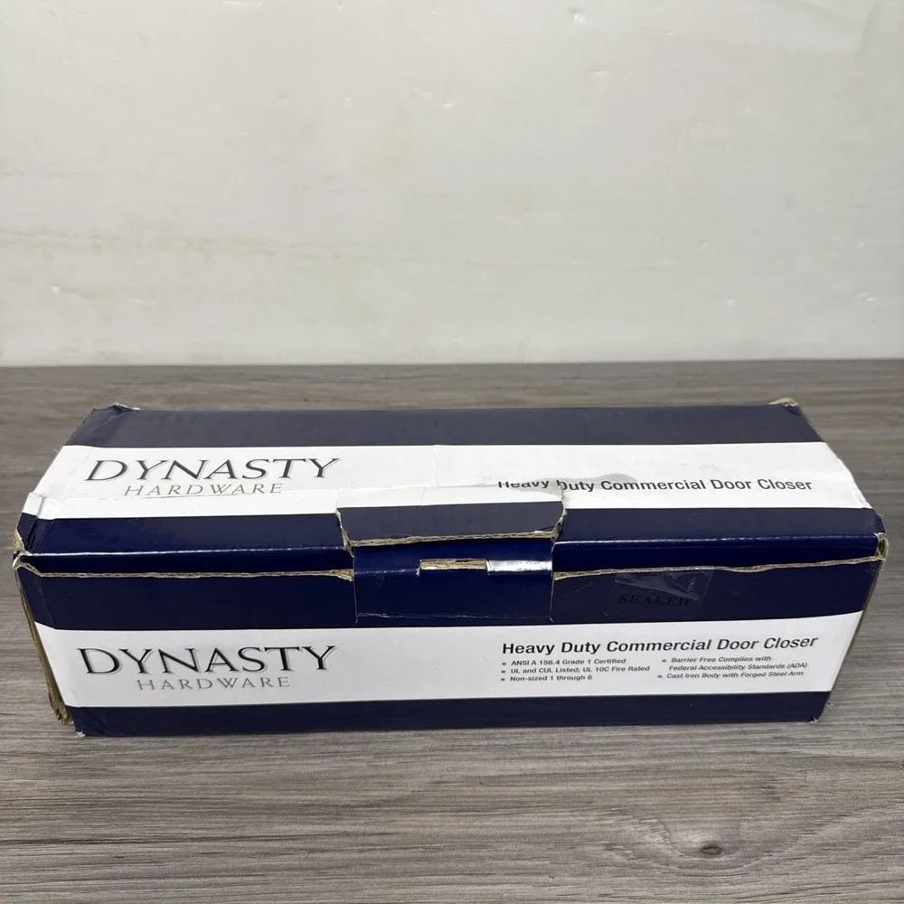 Dynasty Hardware 4401-ALUM Surface Mount Heavy Duty Commercial Door Closer, S...